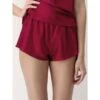 100% Seide Shorts CLASSICO Von Luna Di Seta -MAISON LEJABY Verkaufsgeschäft shorts damen seide vlst08006 rouge luna di seta 2
