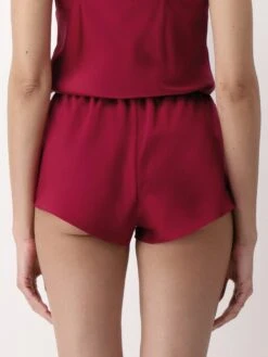 100% Seide Shorts CLASSICO Von Luna Di Seta -MAISON LEJABY Verkaufsgeschäft shorts damen seide vlst08006 rouge luna di seta