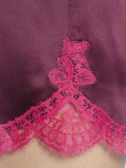 100% Seide Shorts SOIE D´AMOUR Mit Spitze Aubade -MAISON LEJABY Verkaufsgeschäft shorts seide beere ms61 soie d amour aubade 5 1