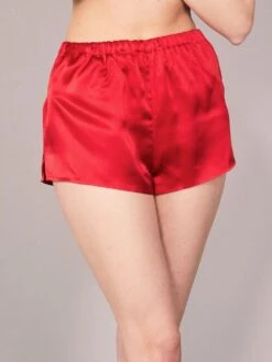 100% Seide SHORTS Von Eva B. Bitzer KLASSIK SATIN -MAISON LEJABY Verkaufsgeschäft shorts seide satin 27318245 rubin eva bitzer 2