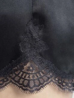 100% Seide Shorts SOIE D´AMOUR Mit Spitze Aubade -MAISON LEJABY Verkaufsgeschäft shorts seide schwarz ms61 soie d amour aubade 5 1