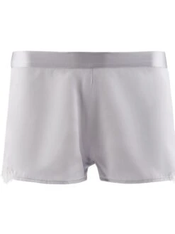 100% Seide Shorts SOIE D´AMOUR Mit Spitze Aubade -MAISON LEJABY Verkaufsgeschäft shorts seide silber ms61 soie d amour aubade 1 1