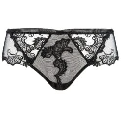 Shorty Slip DRESSING FLORAL Von Lise Charmel -MAISON LEJABY Verkaufsgeschäft shorty slip tuell acc0488 schwarz dressing floral lise charmel 2 1