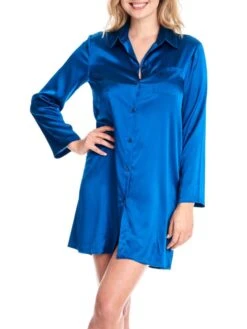 Seide Sleepshirt SEDUZIONE DI SETA Kurz Von Gattina -MAISON LEJABY Verkaufsgeschäft sleepshirt seide 381453 ocean gattina 1 1 1