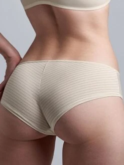 Brazilian Brief 8 Cm GLORIA STYLE Pristine Gold Von Marlies Dekkers -MAISON LEJABY Verkaufsgeschäft slip creme gold gestreift 19543 gloria marlies dekkers 3