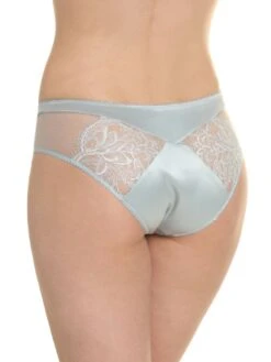 Slip VALSE Spitze Und Satin Von Prelude Milano -MAISON LEJABY Verkaufsgeschäft slip spitze satin yd322 eisblau prelude milano 2