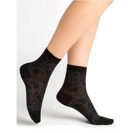 Damen Seidensocken Blumenmuster Aus 71% Seide Von Bleuforêt 3 Damen Seidensocken Blumenmuster Aus 71% Seide Von Bleuforêt
