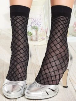 Söckchen SNAPDRAGON Von Trasparenze -MAISON LEJABY Verkaufsgeschäft soeckchen snapdragon calzino schwarz trasparenze 3