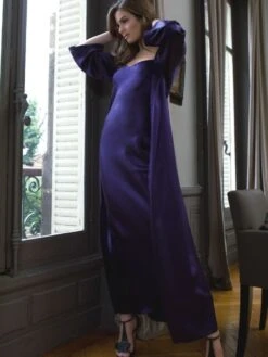 100% Seide Morgenmantel Lang LAURIAN Marjolaine 27 100% Seide Morgenmantel Lang LAURIAN Marjolaine -MAISON LEJABY Verkaufsgeschäft soie odana laurian dunkelblau marjolaine 1 8 1