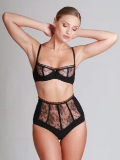 Spitze Taillenslip Schwarz Von Prelude Milano 8 Spitze Taillenslip Schwarz Von Prelude Milano -MAISON LEJABY Verkaufsgeschäft spitze bh taillenslip ys258 yd256 schwarz prelude 2