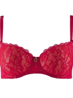 Halbschale BH ROSESSENCE HK Spitze Von Aubade -MAISON LEJABY Verkaufsgeschäft spitze dessous hk04 1 gala rot rosessence aubade 28