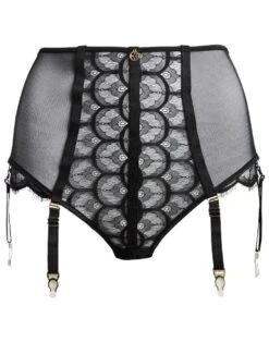 Spitze Taillenslip Mit Strapsen DIANA Schwarz Von Diamor -MAISON LEJABY Verkaufsgeschäft spitzen taillenslip diana schwarz 4651 d218 diamor 1