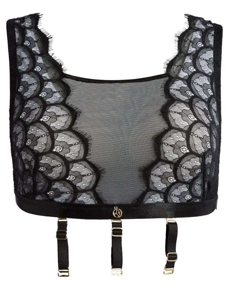 Spitzen Top Mit Bändern DIANA Schwarz Von Diamor 5 Spitzen Top Mit Bändern DIANA Schwarz Von Diamor - Image 3