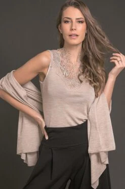 Merinowolle-Seide STOLA Schultertuch Von Artimaglia 23 Merinowolle-Seide STOLA Schultertuch Von Artimaglia -MAISON LEJABY Verkaufsgeschäft stola wolle seide 28600 avena artimaglia