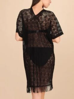 Spitze Strandtunika YLEE 23 Uni Von Pain De Sucre 15 Spitze Strandtunika YLEE 23 Uni Von Pain De Sucre -MAISON LEJABY Verkaufsgeschäft strand tunika ylee spitze schwarz pain de sucre 2