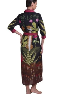 Strandkleid JUNGLE ATTITUDE Von Pin-Up Stars -MAISON LEJABY Verkaufsgeschäft strandkleid jungle attitude schwarz pa111a pin up stars 5