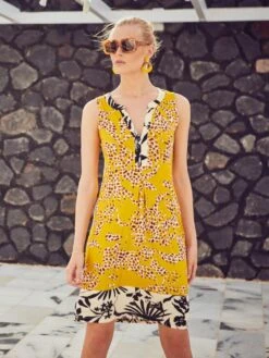 Strandkleid SANTORINI Mais-bunt Von Fürstenberg -MAISON LEJABY Verkaufsgeschäft strandkleid mais bunt 278 30384 santorini fuerstenberg 1 1