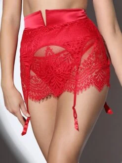 Strapsgürtel Spitze BLACK SWAN Von Prelude Milano 12 Strapsgürtel Spitze BLACK SWAN Von Prelude Milano -MAISON LEJABY Verkaufsgeschäft strapsguertel rot yj286 black swan prelude 2