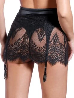 Strapsgürtel Spitze BLACK SWAN Von Prelude Milano 11 Strapsgürtel Spitze BLACK SWAN Von Prelude Milano -MAISON LEJABY Verkaufsgeschäft strapsguertel schwarz yj286 black swan prelude 2