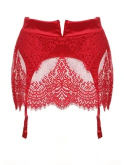 Strapsgürtel Spitze BLACK SWAN Von Prelude Milano 14 Strapsgürtel Spitze BLACK SWAN Von Prelude Milano -MAISON LEJABY Verkaufsgeschäft strapsguertel spitze yj286 rot black swan prelude milano 2