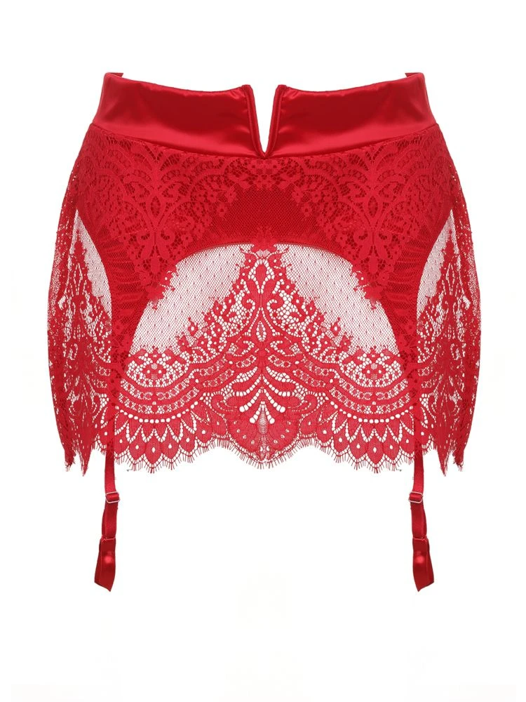 Strapsgürtel Spitze BLACK SWAN Von Prelude Milano 8 Strapsgürtel Spitze BLACK SWAN Von Prelude Milano – Bild 6