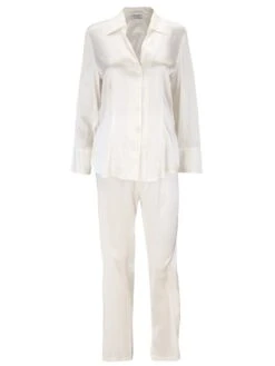 Stretchseide Schlafanzug SLOANE STREET Exclusiv Eva B. Bitzer 22 Stretchseide Schlafanzug SLOANE STREET Exclusiv Eva B. Bitzer -MAISON LEJABY Verkaufsgeschäft stretch seide pyjama exclusiv 27319271 weiss eva bitzer 2