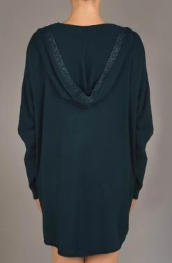 Wolle Kaschmir Kapuzen-Cardigan GRACE 96 Von Pain De Sucre Suggest -MAISON LEJABY Verkaufsgeschäft strickjacke grace gruen suggest by pain de sucre