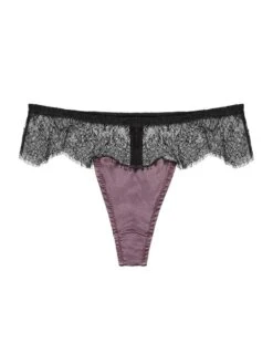 Seide String ANIA SOIE TOURBE Violett-schwarz Von Cadolle 7 Seide String ANIA SOIE TOURBE Violett-schwarz Von Cadolle -MAISON LEJABY Verkaufsgeschäft string ania soie prune 1109sib cadolle 2 1