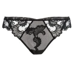 String DRESSING FLORAL Tüll Von Lise Charmel -MAISON LEJABY Verkaufsgeschäft string tuell acc0088 schwarz dressing floral lise charmel 2