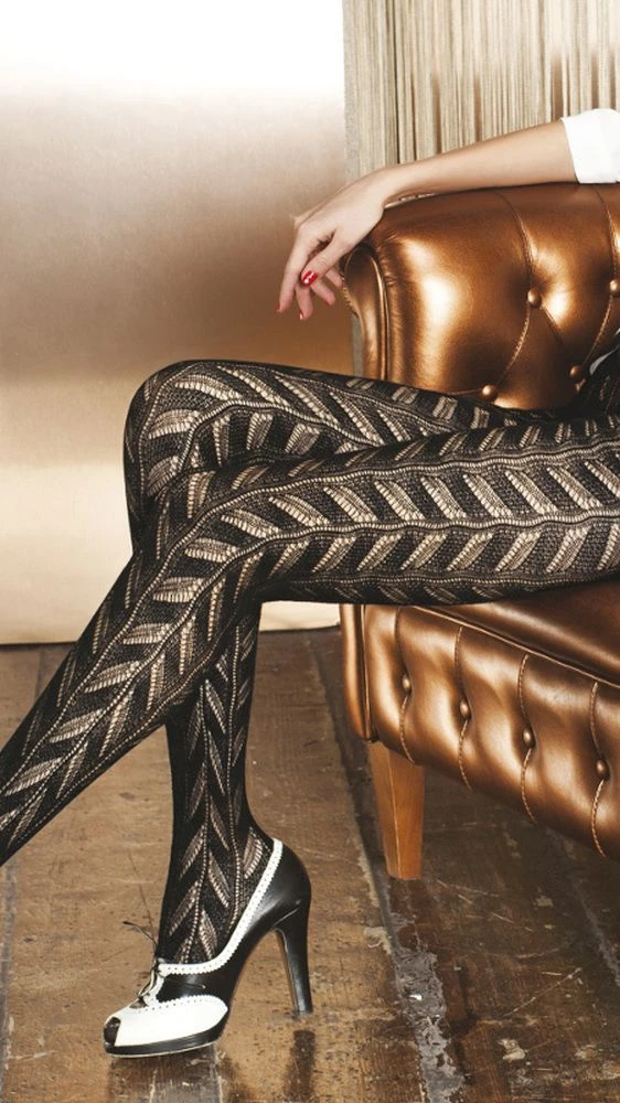 Wolle Strumpfhose ACQUAMARINA Häkel-Look Von Trasparenze 4 Wolle Strumpfhose ACQUAMARINA Häkel-Look Von Trasparenze – Bild 2