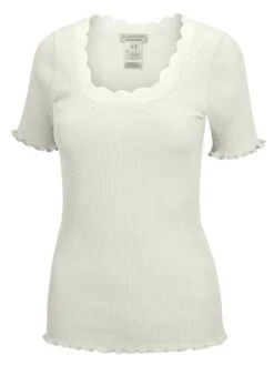 70% Seide 30% Baumwolle T-Shirt RIPP Von Eva B. Bitzer -MAISON LEJABY Verkaufsgeschäft t shirt champagner 27338233 jersey rip eva b bitzer 7 1