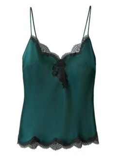 100% Seide Top TOI MON AMOUR Klassische Farben Von Aubade -MAISON LEJABY Verkaufsgeschäft top gr n spitze seide toi mon amour qs38 emeraude aubade 1 2