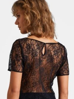 Spitzentop LAZY DAYS Mit Kurzen Ärmeln Von Aubade -MAISON LEJABY Verkaufsgeschäft top schwarz rl48 lazy days aubade 7