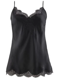 100% Seide Top SOIE D´AMOUR Von Aubade -MAISON LEJABY Verkaufsgeschäft top seide schwarz ms38 soi d amour aubade