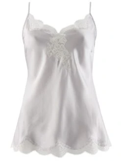 100% Seide Top SOIE D´AMOUR Von Aubade -MAISON LEJABY Verkaufsgeschäft top seide silber ms38 soie d amour aubade