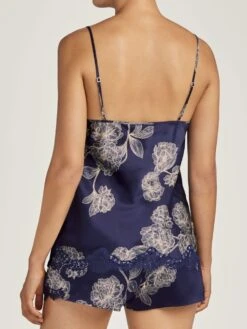 100% Seide Top TOI MON AMOUR Von Aubade -MAISON LEJABY Verkaufsgeschäft top toi mon amour qs38 nachtblau aubade 3