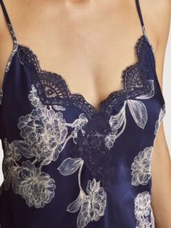 100% Seide Top TOI MON AMOUR Von Aubade -MAISON LEJABY Verkaufsgeschäft top toi mon amour qs38 nachtblau aubade 4