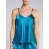 Seidentop CARLA 100% Seide Uni Von Vivis -MAISON LEJABY Verkaufsgeschäft top v0001 carla blau vivis 3 3