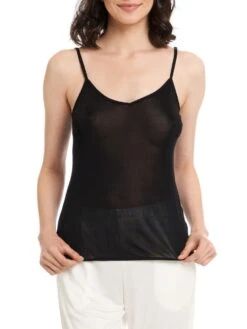 Seidentop Aus 100% Wirkseide PURE Beige Oder Weiss Von Gattina -MAISON LEJABY Verkaufsgeschäft top wirkseide 387080 schwarz gattina 8 1