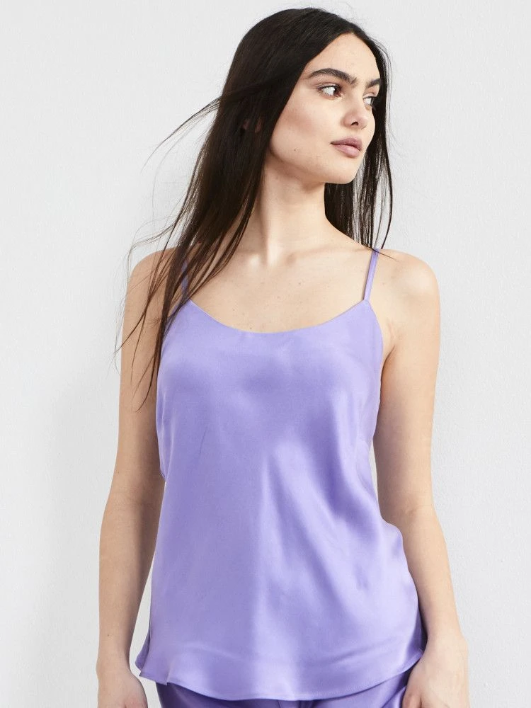 100% Seide Trägertop KLASSIK SATIN Unifarben Von Eva B. Bitzer 13 100% Seide Trägertop KLASSIK SATIN Unifarben Von Eva B. Bitzer - Image 11