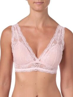 Triangel-BH Bügellos COLETTE Rosa Aus Spitze Von Imec -MAISON LEJABY Verkaufsgeschäft triangel bh spitze colette 70362 rosa imec 1