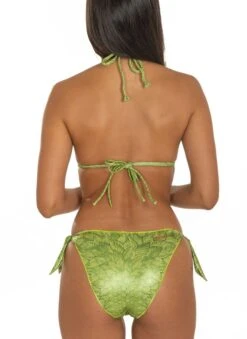 Triangel-Bikini FOGLIOLINE Grün-gold Von Pin-Up Stars -MAISON LEJABY Verkaufsgeschäft triangel bikini gruen pb040cf c005 pin up stars 3