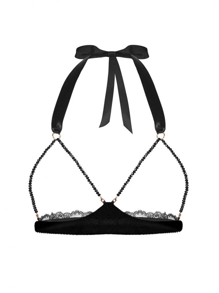 Ouvert Triangel-BH GEISHA SG Mit Schmuck-Kristallen Von Cadolle 6 Ouvert Triangel-BH GEISHA SG Mit Schmuck-Kristallen Von Cadolle - Image 4