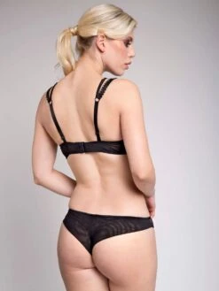 Bügel-BH Hochgeschlossen EISENBAHN Von Diamor -MAISON LEJABY Verkaufsgeschäft tuell bh slip eisenbahn schwarz 7546 4653 d175 diamor 2