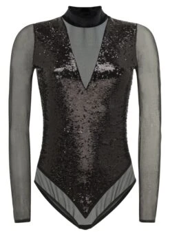 Pailletten Langarm Body SONIA Schwarz Von Room 24 11 Pailletten Langarm Body SONIA Schwarz Von Room 24 -MAISON LEJABY Verkaufsgeschäft tuell pailletten body sonia 219510 schwarz room24 5