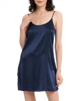 Seidenunterkleid SEDUZIONE DI SETA Stretchseide Von Gattina -MAISON LEJABY Verkaufsgeschäft unterkleid seide navy dunkelblau 381400 seduzione di seta gattina 1 1 1