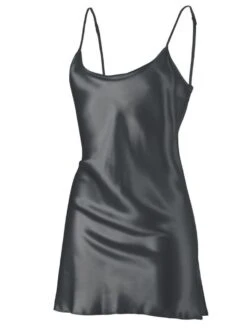 Seide Unterkleid SETA No. 4 Von Chiara Fiorini -MAISON LEJABY Verkaufsgeschäft unterkleid seide satin gc188 antrazith chiara fiorini dessous