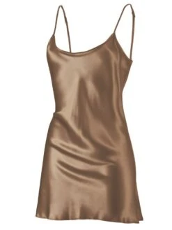 Seide Unterkleid SETA No. 4 Von Chiara Fiorini -MAISON LEJABY Verkaufsgeschäft unterkleid seide satin gc188 zimt braun chiara fiorini dessous