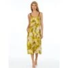 Viscose Kleid Lang ROOFTOP READY Gelb-beige Von DKNY Sleepwear -MAISON LEJABY Verkaufsgeschäft viscose nachthemd gelb yi2622408 337 dkny