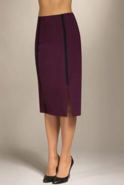 Wende-Rock MYLENE 81 Schwarz Von Pain De Sucre Suggest -MAISON LEJABY Verkaufsgeschäft wende rock mylene bordeaux schwarz pain de sucre suggest 4